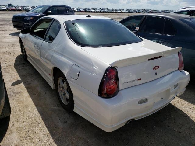 2G1WX12K539105629 - 2003 CHEVROLET MONTE CARL თეთრი ფოტო 3