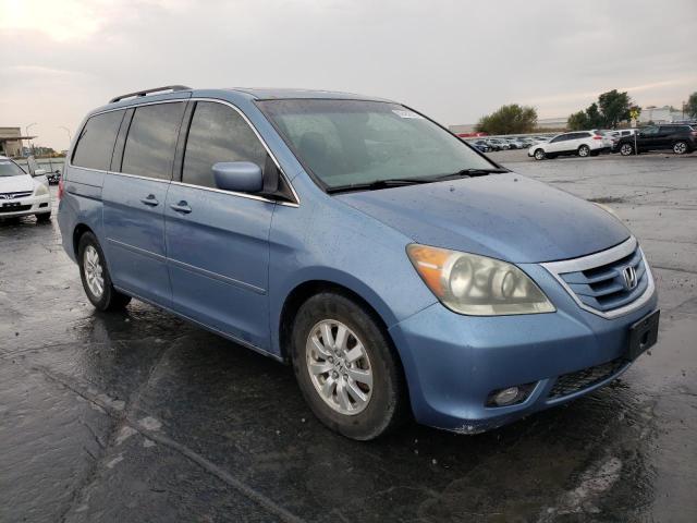 5FNRL38709B001133 - 2009 HONDA ODYSSEY EX BLUE photo 1