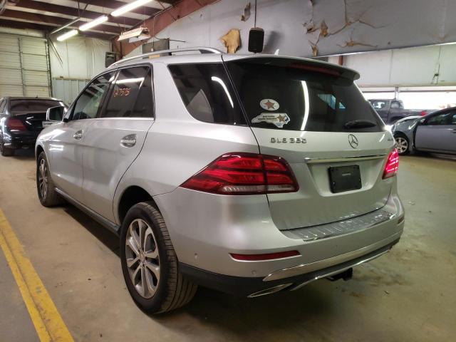 4JGDA5HB1GA656595 - 2016 MERCEDES-BENZ GLE 350 4M SILVER photo 3