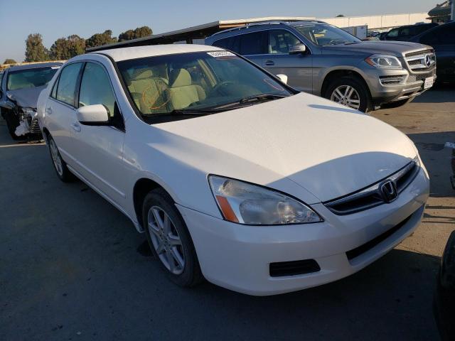 1HGCM56317A020084 - 2007 HONDA ACCORD SE WHITE photo 1