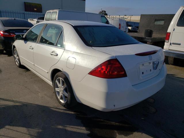 1HGCM56317A020084 - 2007 HONDA ACCORD SE WHITE photo 3