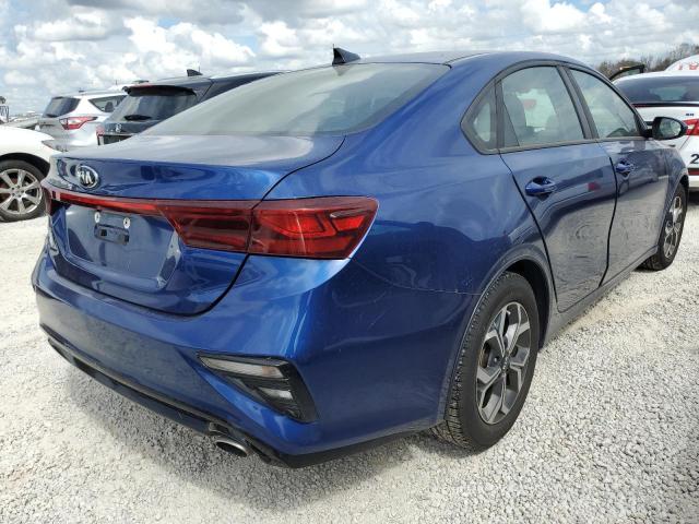 3KPF24AD4KE049631 - 2019 KIA FORTE FE BLUE photo 4