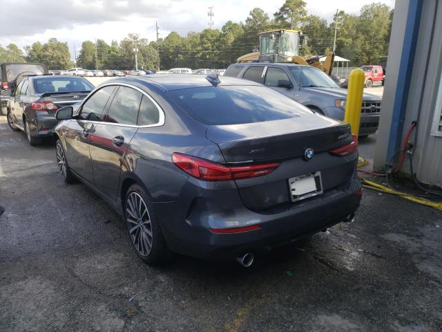 WBA73AK08M7G86505 - 2021 BMW 228XI GRAY photo 3