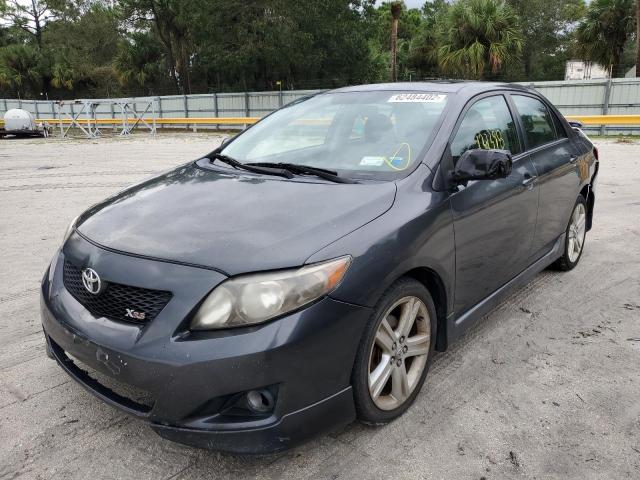 1NXBE4EE0AZ306224 - 2010 TOYOTA COROLLA XR 灰色 照片 2