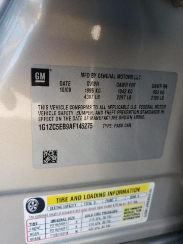 1G1ZC5EB9AF145275 - 2010 CHEVROLET MALIBU 1LT Қоңыр фото 10