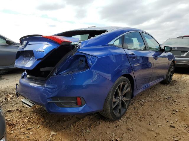 2HGFC2F81KH597055 - 2019 HONDA CIVIC SPOR 蓝色 照片 4