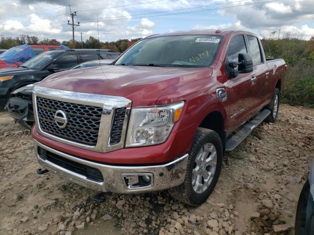 1N6BA1F43HN525345 - 2017 NISSAN TITAN XD S BURGUNDY photo 2