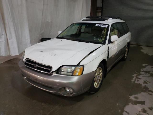 4S3BH686317676982 - 2001 SUBARU LEGACY OUT WHITE photo 2