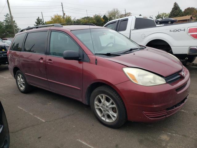 5TDBA23C75S030589 - 2005 TOYOTA SIENNA LE BURGUNDY photo 1