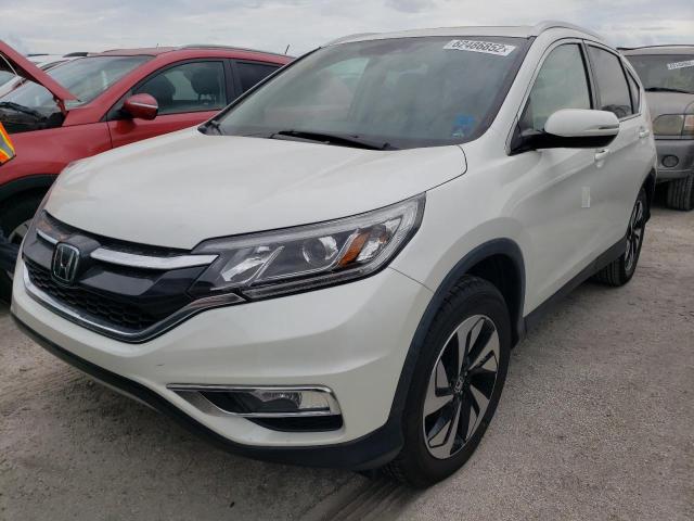 5J6RM3H97GL000290 - 2016 HONDA CR-V TOURI WHITE photo 2