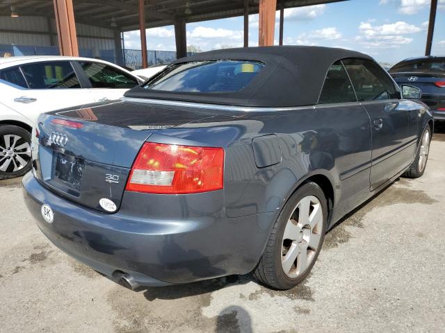 WAUDT48H76K004034 - 2006 AUDI A4 QUATTRO GRAY photo 4