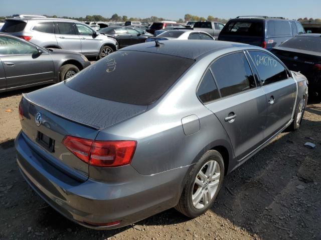 3VW2K7AJ8FM351390 - 2015 VOLKSWAGEN JETTA BASE 灰色 照片 4