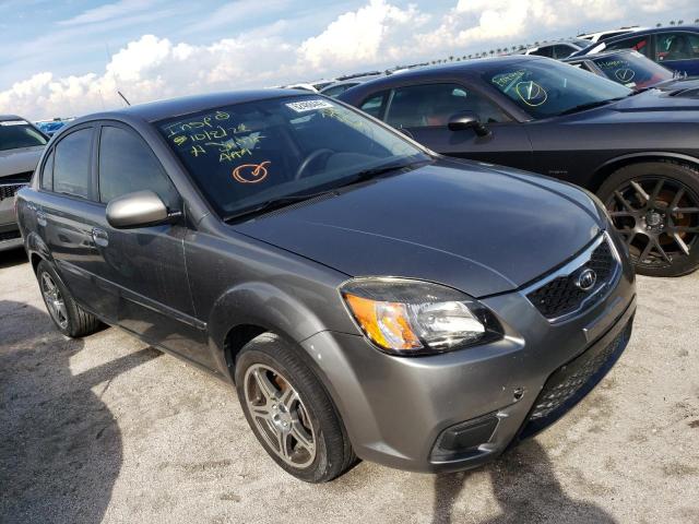 KNADH4A31B6940833 - 2011 KIA RIO BASE GRAY photo 1