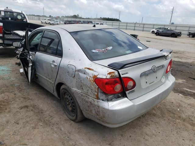 JTDBR32E360091525 - 2006 TOYOTA COROLLA CE SILVER photo 3