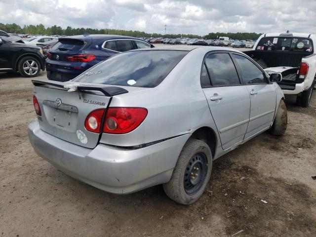 JTDBR32E360091525 - 2006 TOYOTA COROLLA CE SILVER photo 4