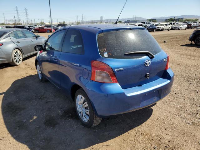 JTDJT923085197287 - 2008 TOYOTA YARIS BLUE photo 3