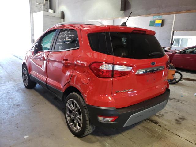 MAJ6S3KL2LC360392 - 2020 FORD ECOSPORT T RED photo 3