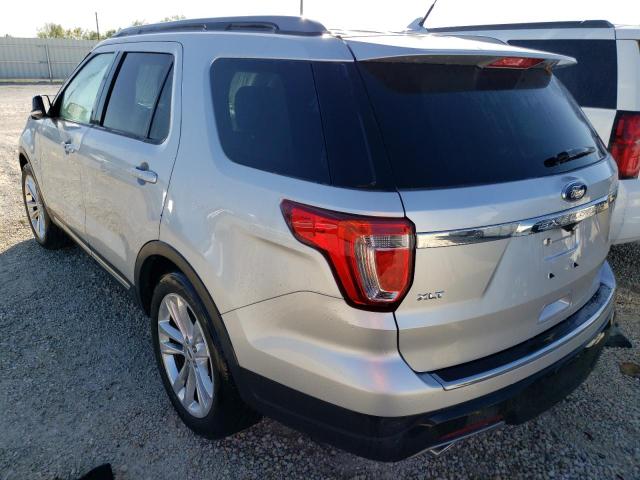 1FM5K7D80JGC68169 - 2018 FORD EXPLORER X SILVER photo 3