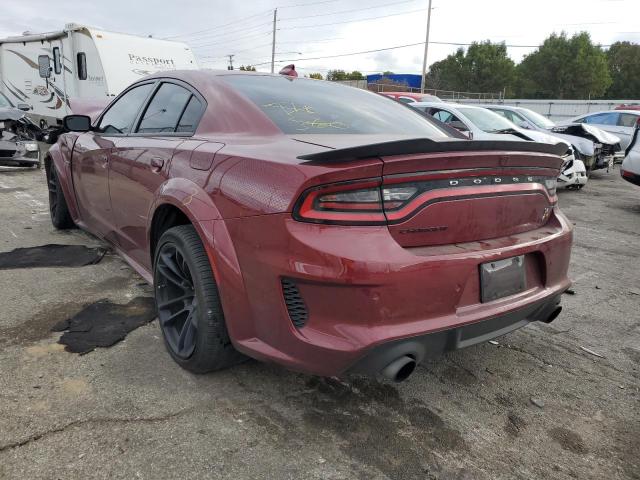 2C3CDXGJ0MH226375 - 2021 DODGE CHARGER SC MAROON photo 3