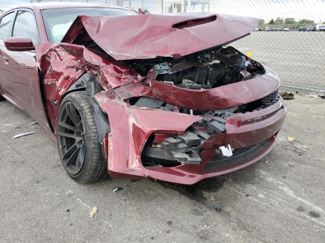 2C3CDXGJ0MH226375 - 2021 DODGE CHARGER SC MAROON photo 9