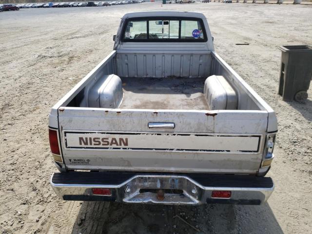 1N6ND02S2GC305949 - 1986 NISSAN 720 LONG B SILVER photo 6