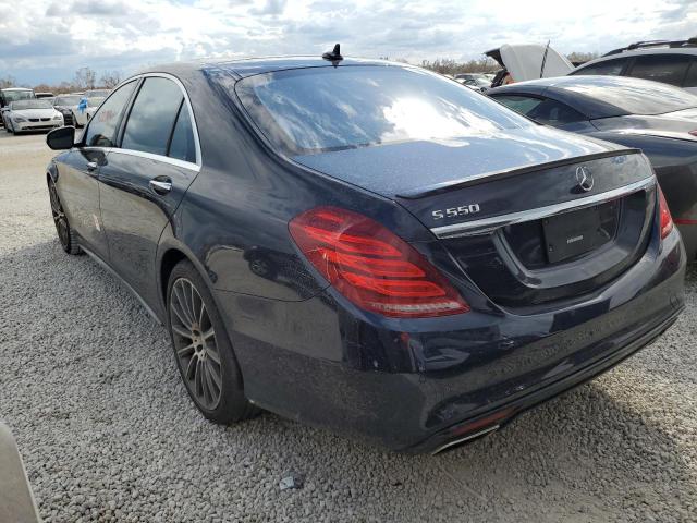 WDDUG8CB7GA231819 - 2016 MERCEDES-BENZ S 550 BLUE photo 3