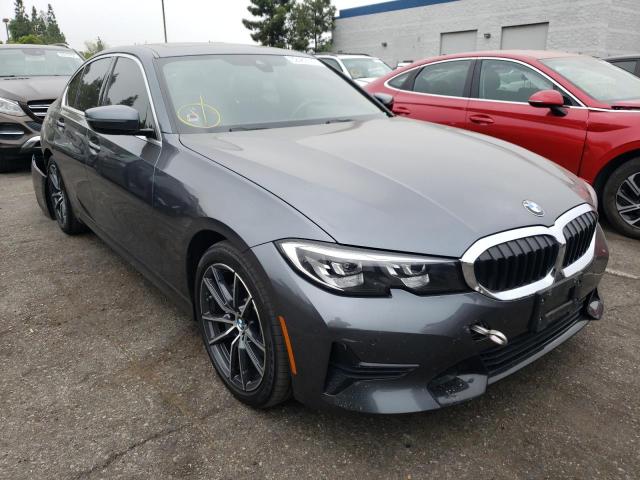 WBA5R1C5XKAK10530 - 2019 BMW 330I CHARCOAL photo 1