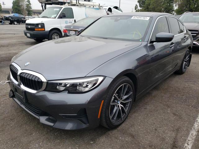 WBA5R1C5XKAK10530 - 2019 BMW 330I CHARCOAL photo 2