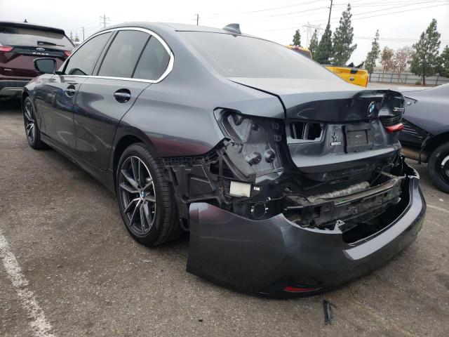 WBA5R1C5XKAK10530 - 2019 BMW 330I CHARCOAL photo 3