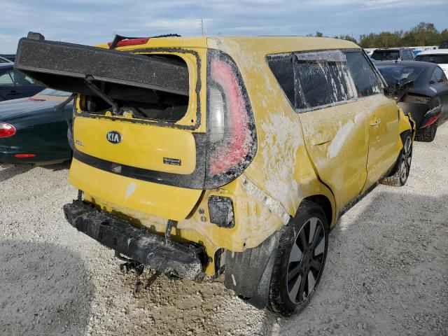 KNDJX3A53E7029177 - 2014 KIA SOUL ! YELLOW photo 4