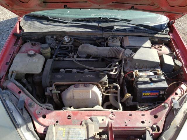 3FAFP31382R130942 - 2002 FORD FOCUS ZX3 RED photo 7