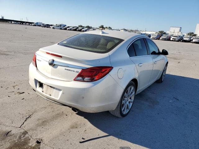 2G4GU5GV2C9141403 - 2012 BUICK REGAL PREM WHITE photo 4