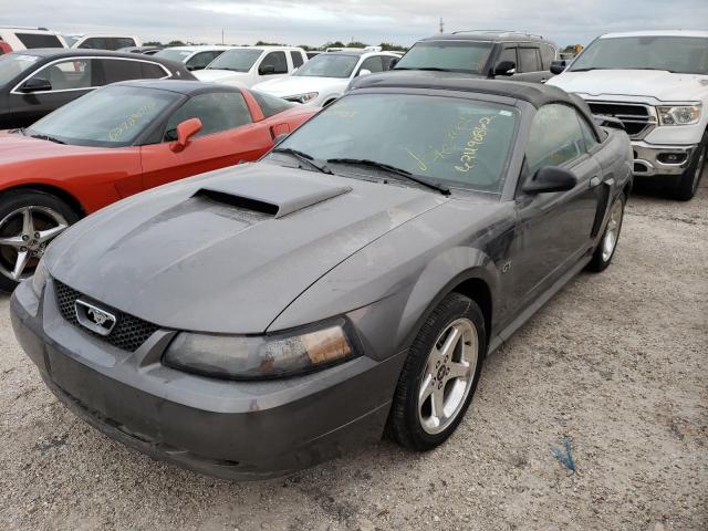 1FAFP45X73F432210 - 2003 FORD MUSTANG GT CHARCOAL photo 2