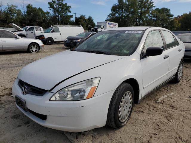 1HGCM56103A061654 - 2003 HONDA ACCORD DX WHITE photo 2