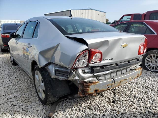 1G1ZB5EB4AF109111 - 2010 CHEVROLET MALIBU LS SILVER photo 3