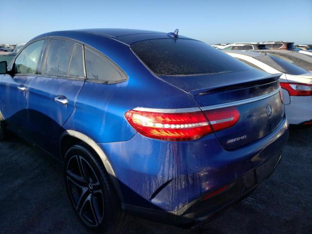 4JGED6EB5JA104384 - 2018 MERCEDES-BENZ GLE COUPE BLUE photo 3