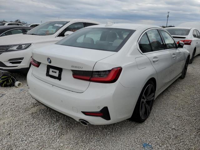 3MW5R1J04M8B89065 - 2021 BMW 330I WHITE photo 4