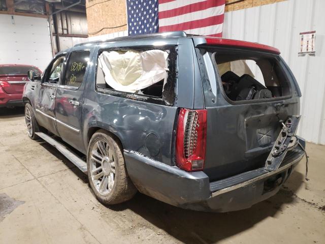 1GYFK66888R213865 - 2008 CADILLAC ESCALADE E BLUE photo 3