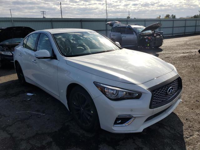 JN1EV7BR1MM755669 - 2021 INFINITI Q50 LUXE WHITE photo 1