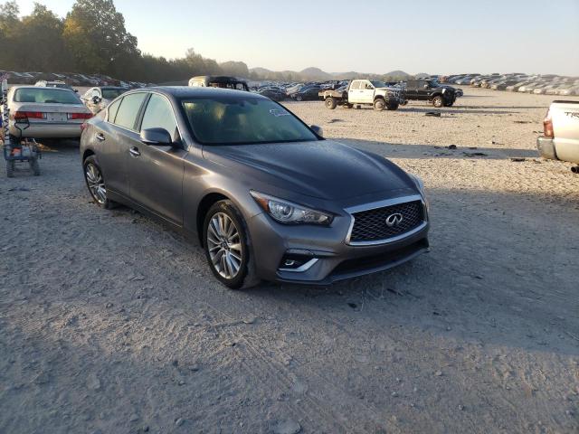 JN1EV7BR7MM754090 - 2021 INFINITI Q50 LUXE SILVER photo 1