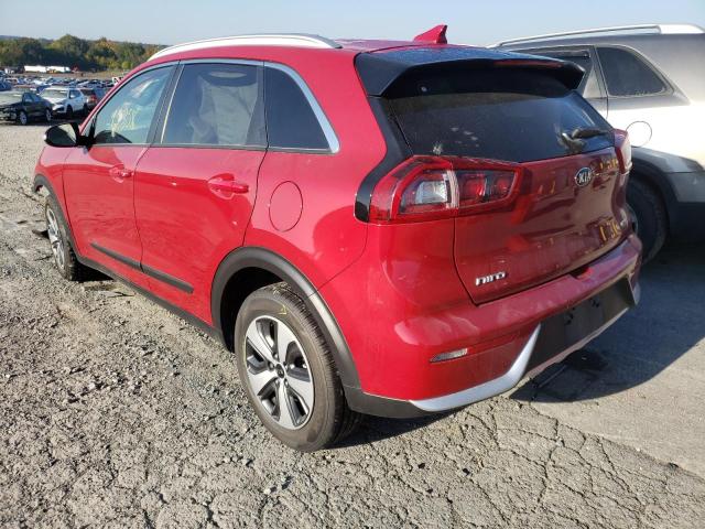 KNDCC3LC3H5044309 - 2017 KIA NIRO EX RED photo 3