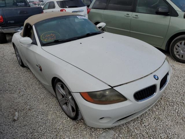 4USBT33443LS47051 - 2003 BMW Z4 2.5 WHITE photo 1