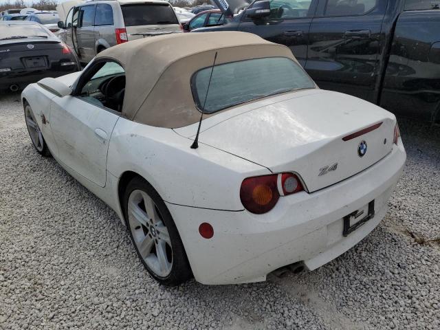 4USBT33443LS47051 - 2003 BMW Z4 2.5 WHITE photo 3