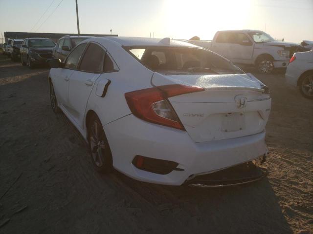 19XFC1F72LE024145 - 2020 HONDA CIVIC EXL თეთრი ფოტო 3