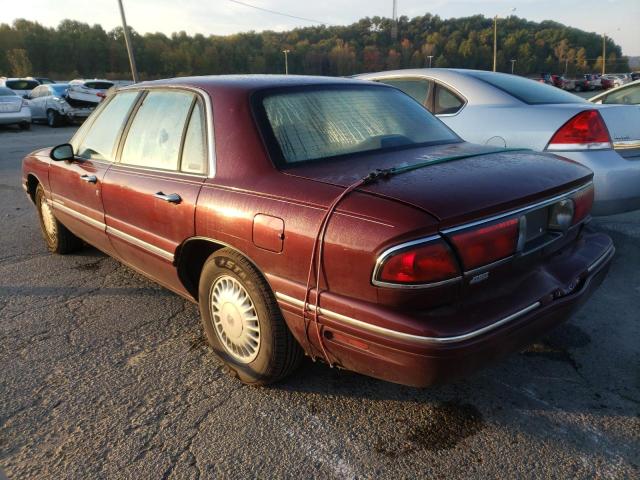 1G4HR52K9VH590059 - 1997 BUICK LESABRE BURGUNDY photo 3