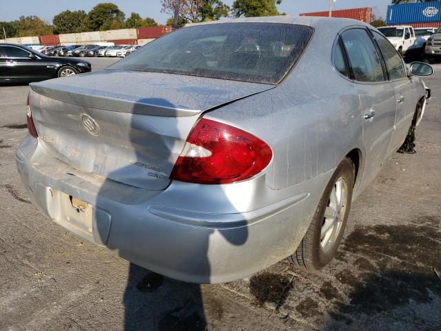 2G4WD532151217704 - 2005 BUICK LACROSSE C SILVER photo 4