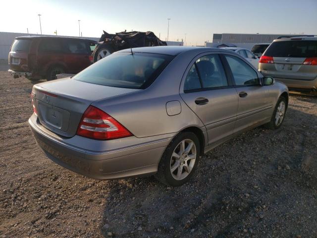 WDBRF54J96F729026 - 2006 MERCEDES-BENZ C 280 SILVER photo 4