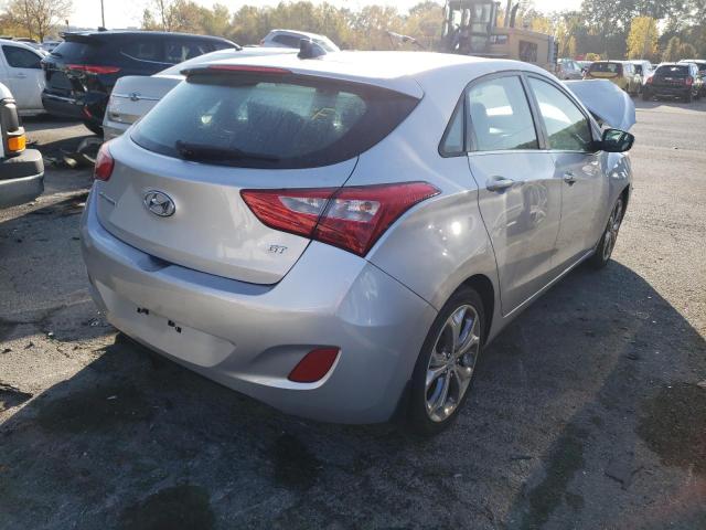 KMHD35LE8DU060311 - 2013 HYUNDAI ELANTRA GT SILVER photo 4