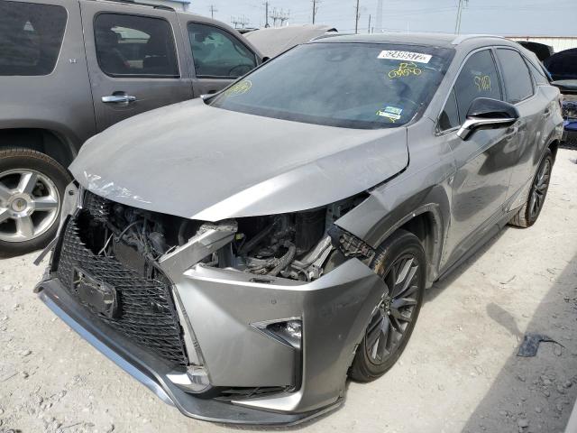 2T2BGMCA7KC039530 - 2019 LEXUS RX 450H BA GRAY photo 2