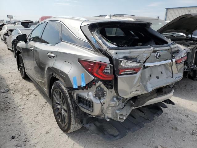 2T2BGMCA7KC039530 - 2019 LEXUS RX 450H BA GRAY photo 3